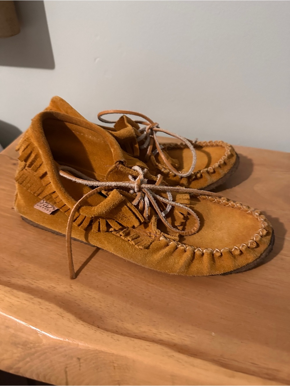 Women’s laurentian chief tan moccasin size 8
